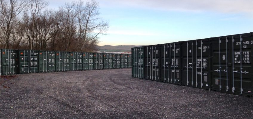 Self Storage Container In Yard